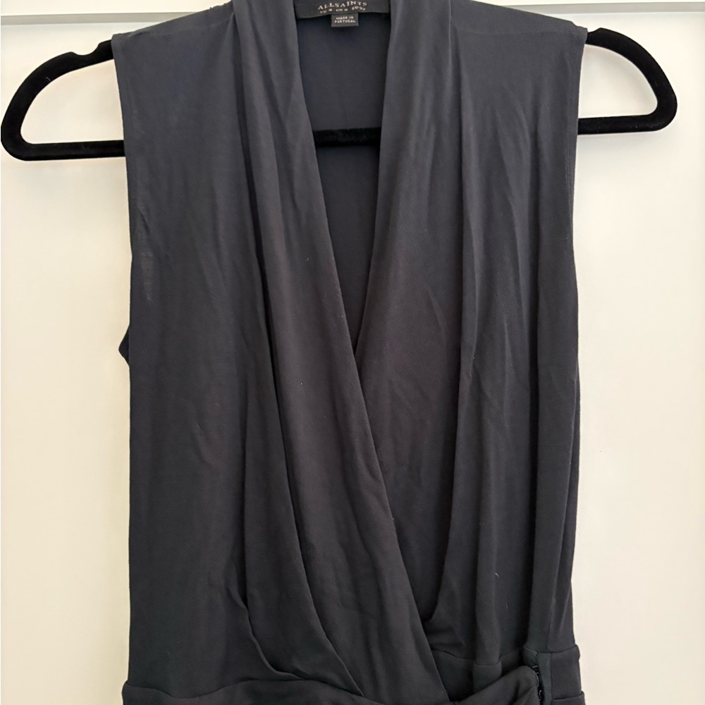 All Saints Charcoal Novi Dress